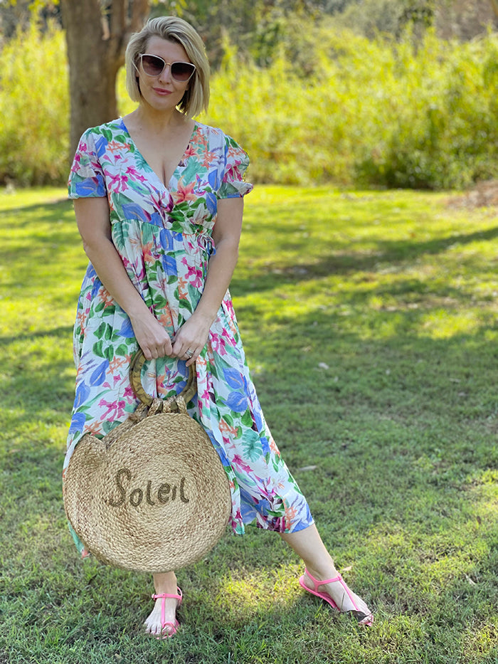 Karina Floral Wrap Dress