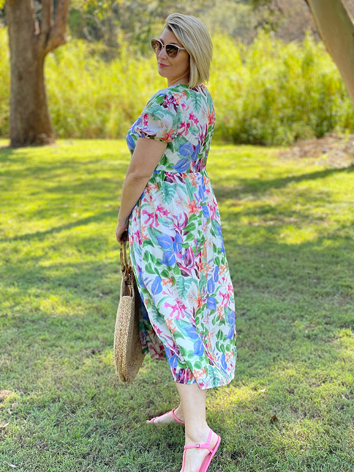 Karina Floral Wrap Dress