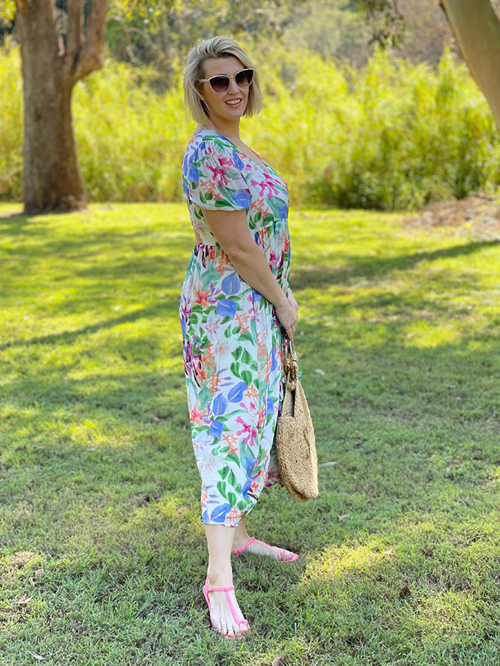 Karina Floral Wrap Dress