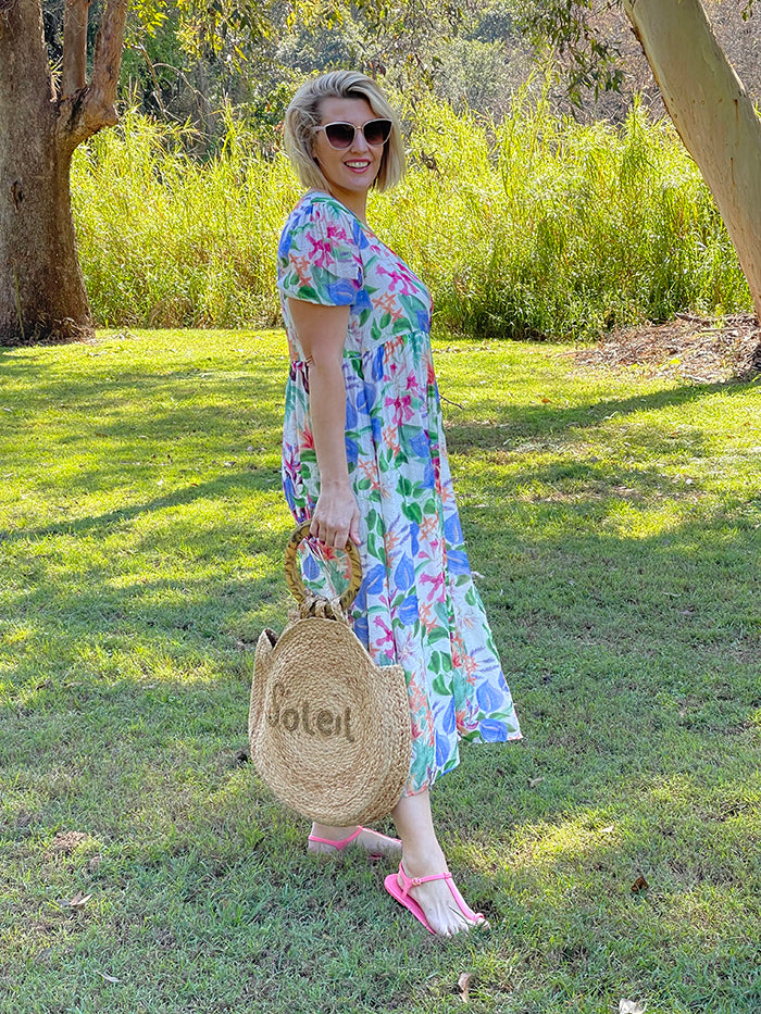 Karina Floral Wrap Dress