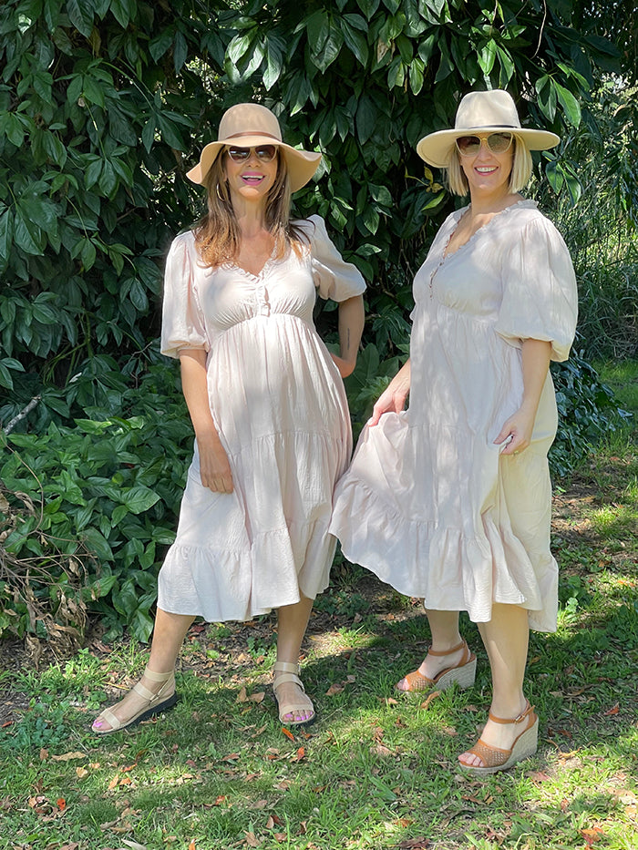 Deirdre Dress - Stone – Style Me Luxe