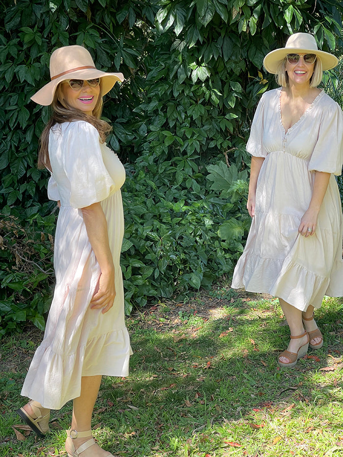 Deirdre Dress - Stone