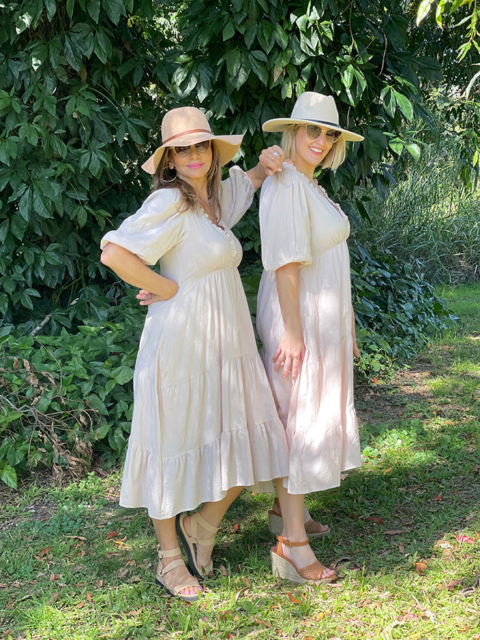 Deirdre Dress - Stone