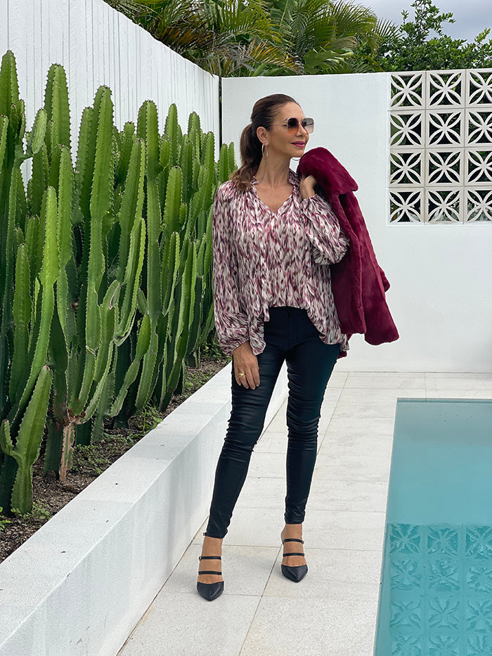 Sahrii Pleated Top