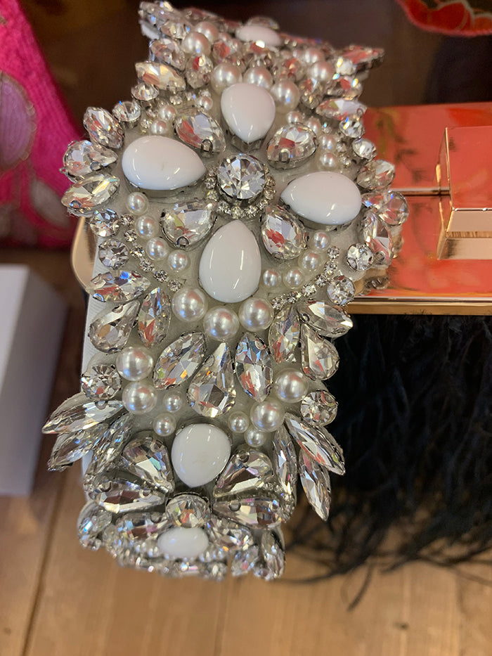 White Jewelled Head Band