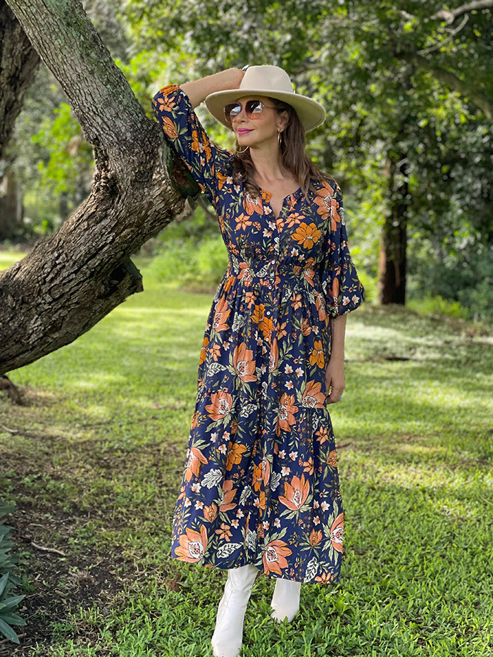 California Poppy Dress