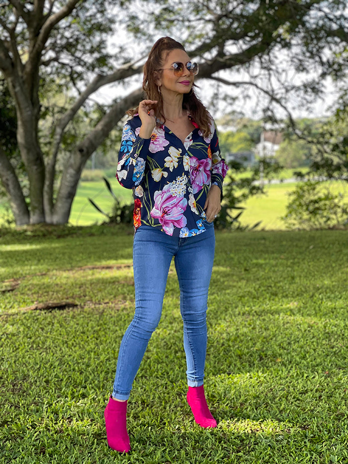 Kendall Floral Poplin Shirt