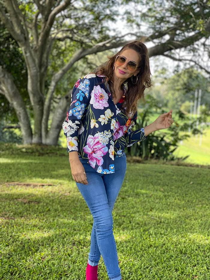Kendall Floral Poplin Shirt