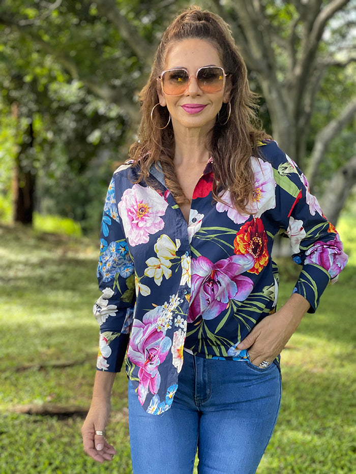 Kendall Floral Poplin Shirt