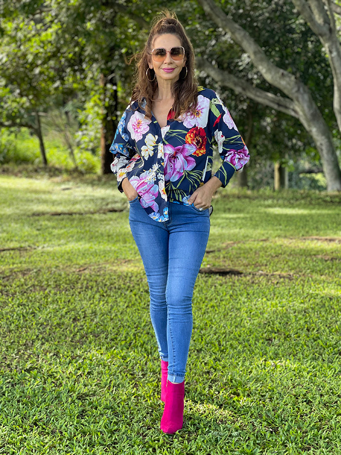 Kendall Floral Poplin Shirt