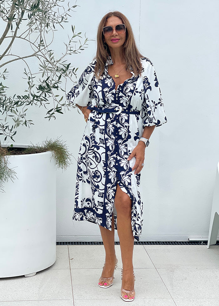 Lovefool Midi Shirt Dress