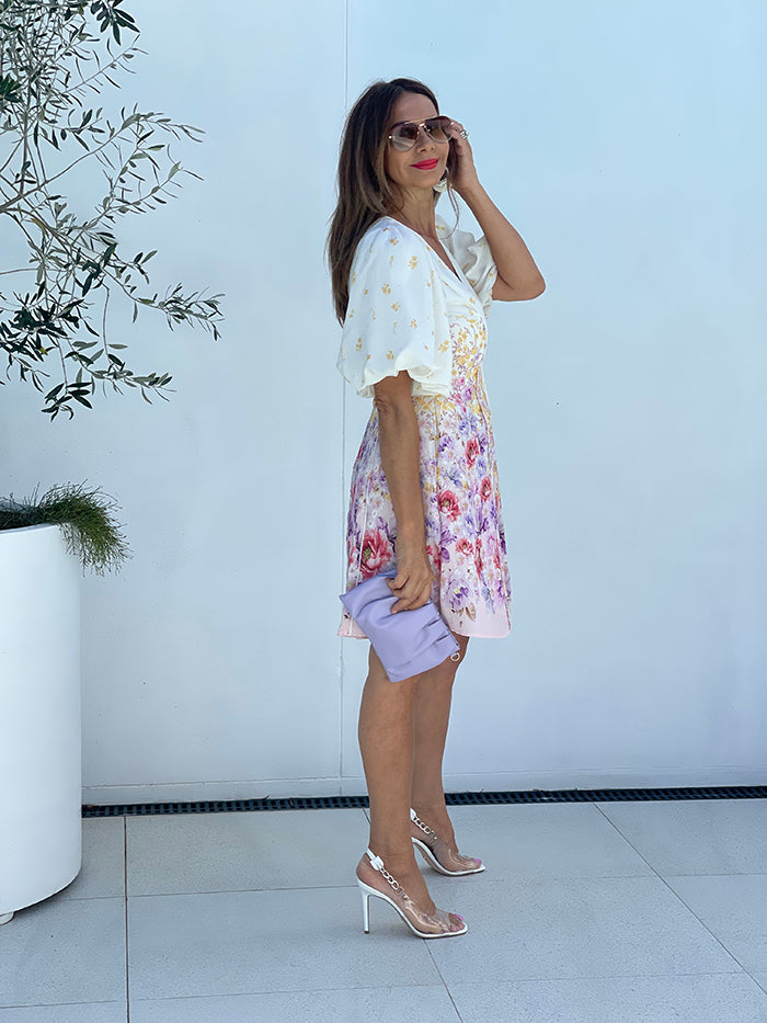 Spring Bouquet Mini Dress