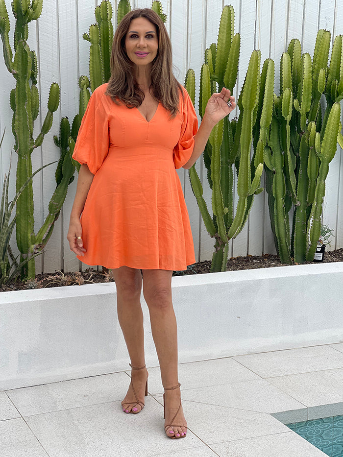 Myaa Mini Dress - Orange