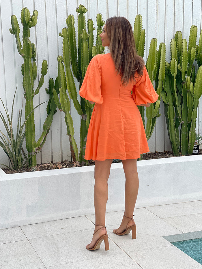 Myaa Mini Dress - Orange