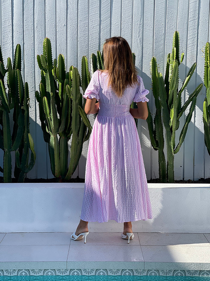 Eiffie Dress - Pink Check