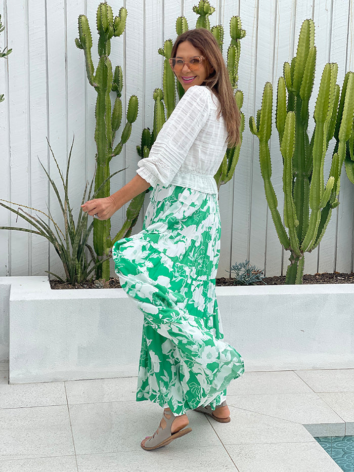 White Boho Crop