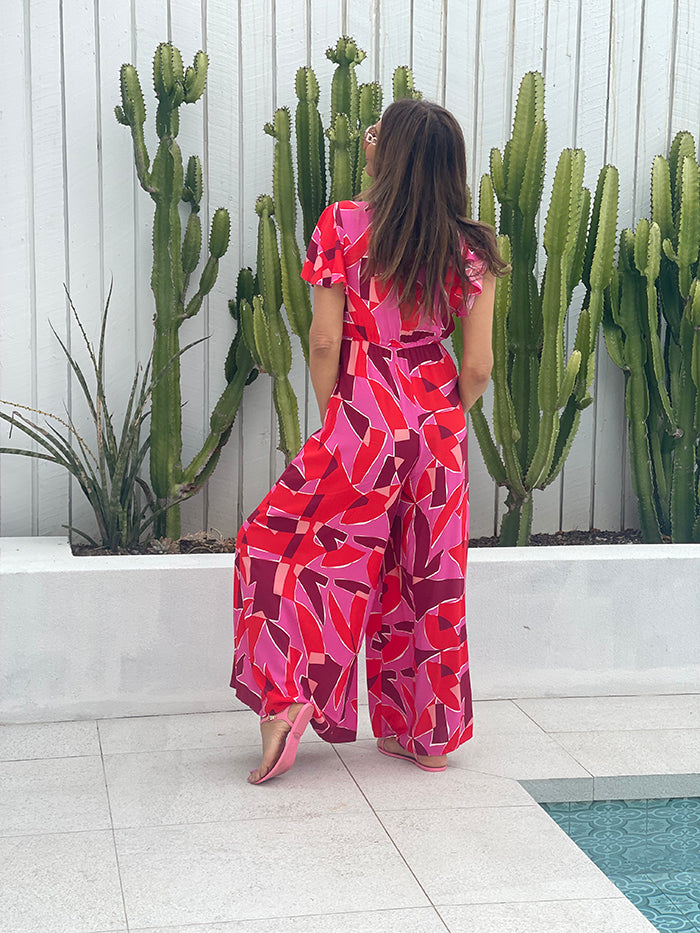 Pink Positano Jumpsuit