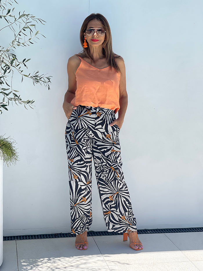 Harper Hibiscus Pants