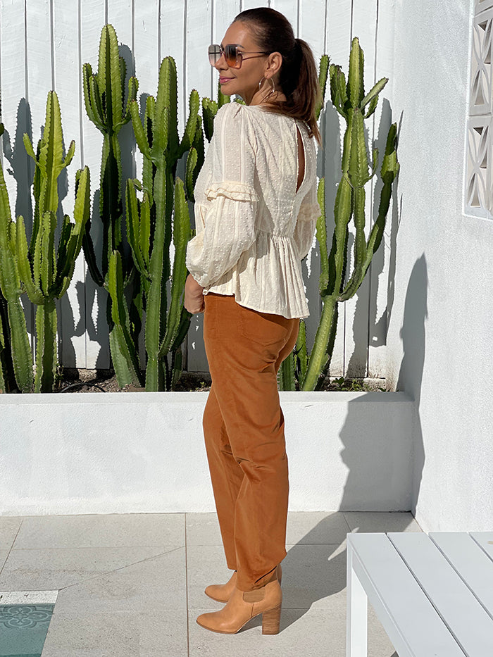 Riley Cord Pant - Tan