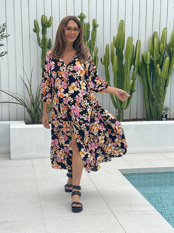 Mira Floral Maxi Dress