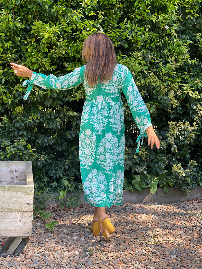 Margot Dress - Palace Green