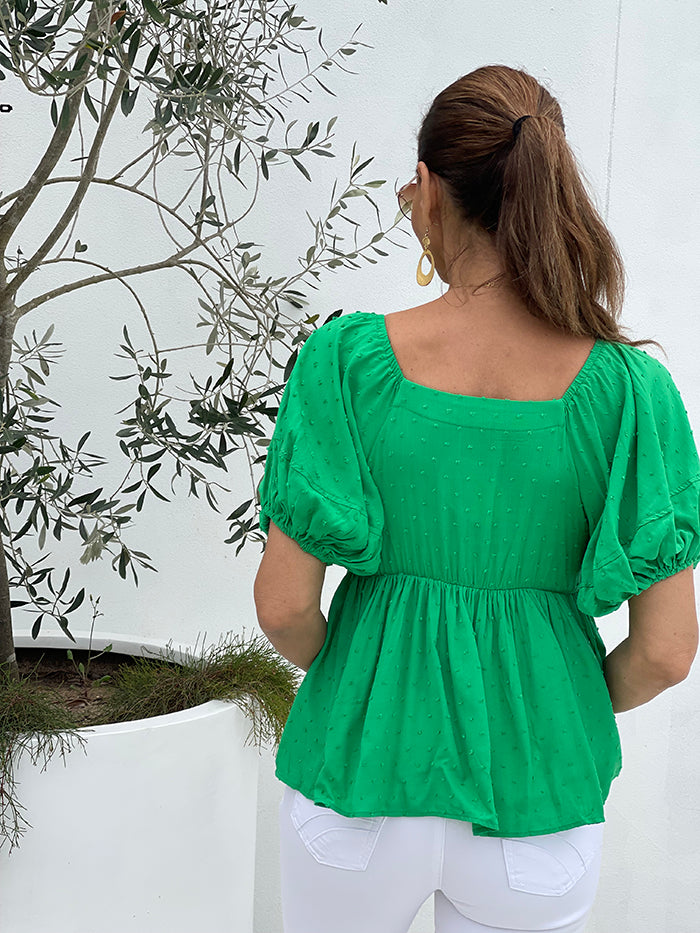 Chari Green Swing Top