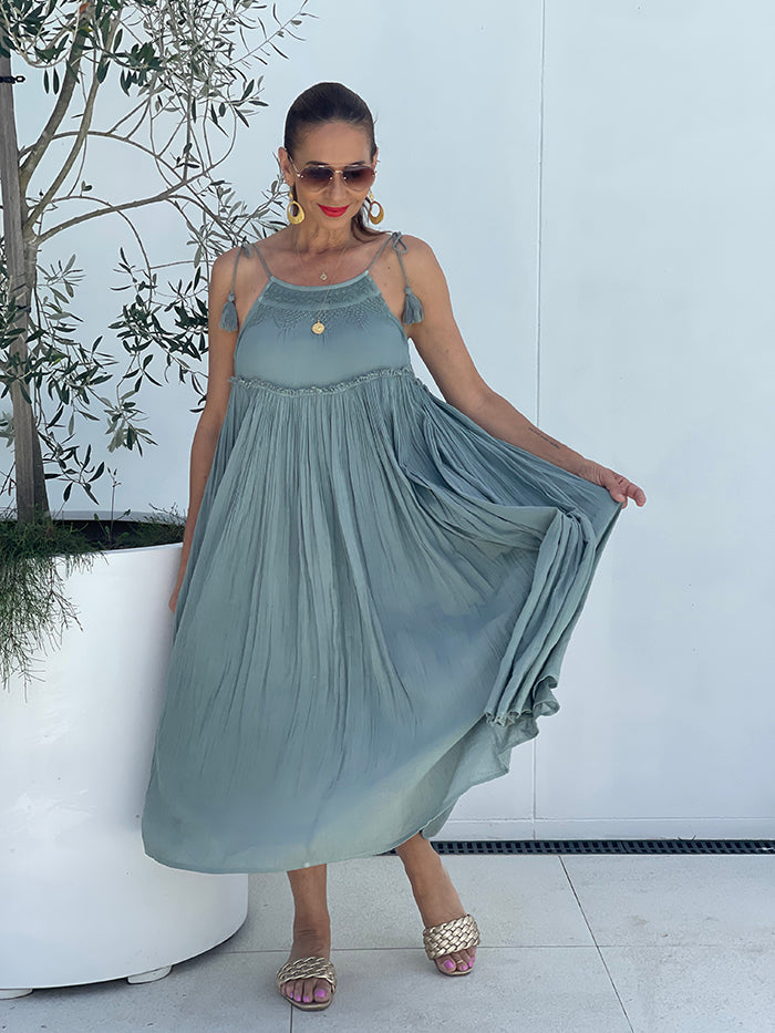 Raja Dress - Abyss Blue