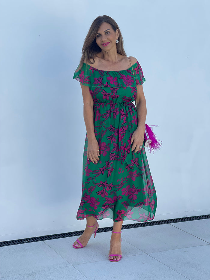 Off the shoulder Orchid Fantasy Dress
