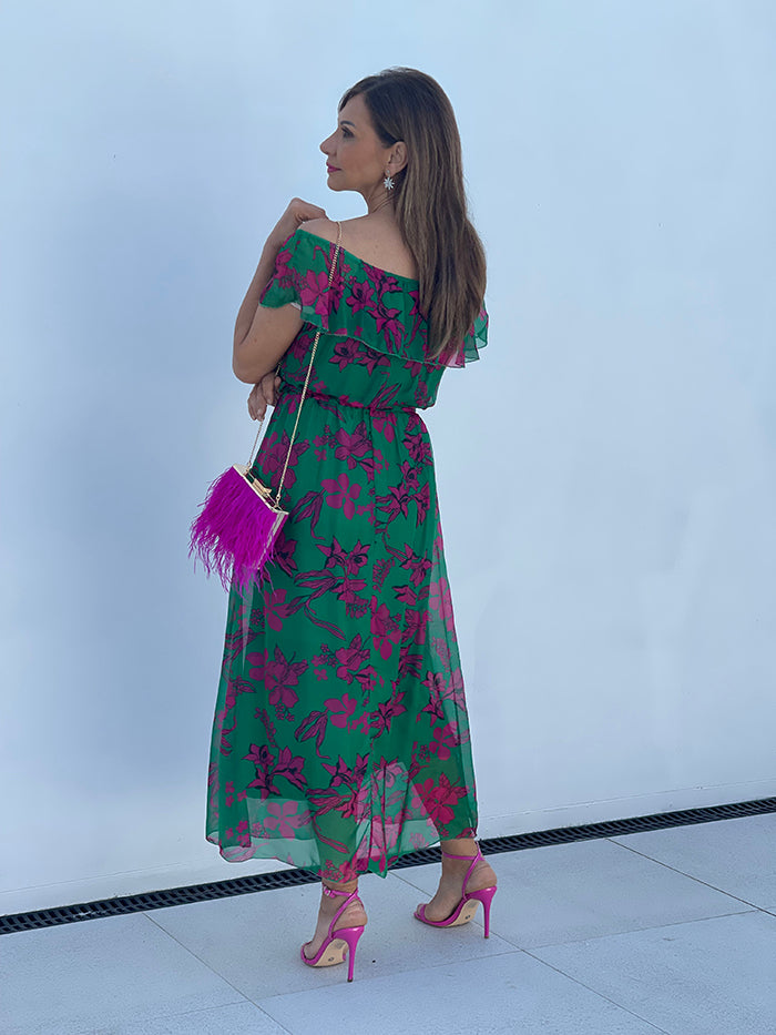 Off the shoulder Orchid Fantasy Dress