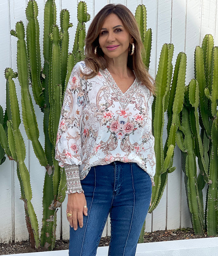 Carlii Floral Top