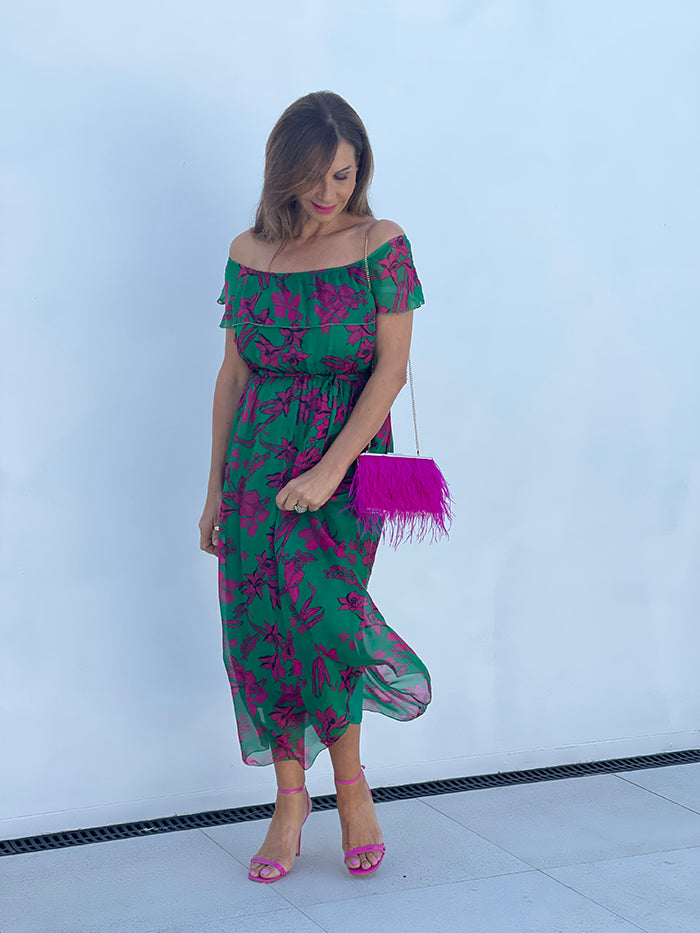 Off the shoulder Orchid Fantasy Dress