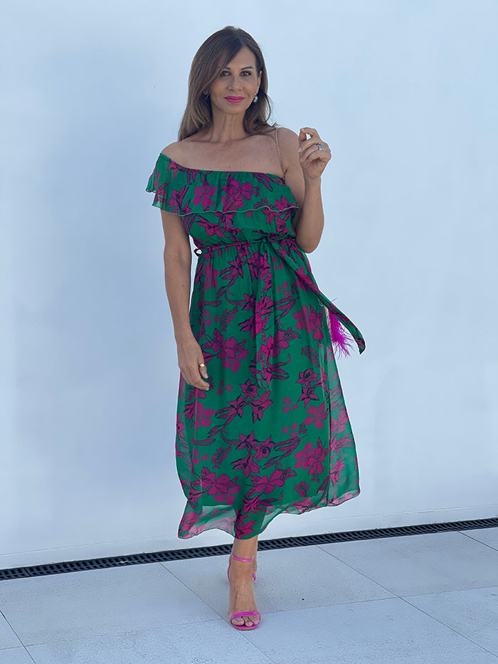 Off the shoulder Orchid Fantasy Dress