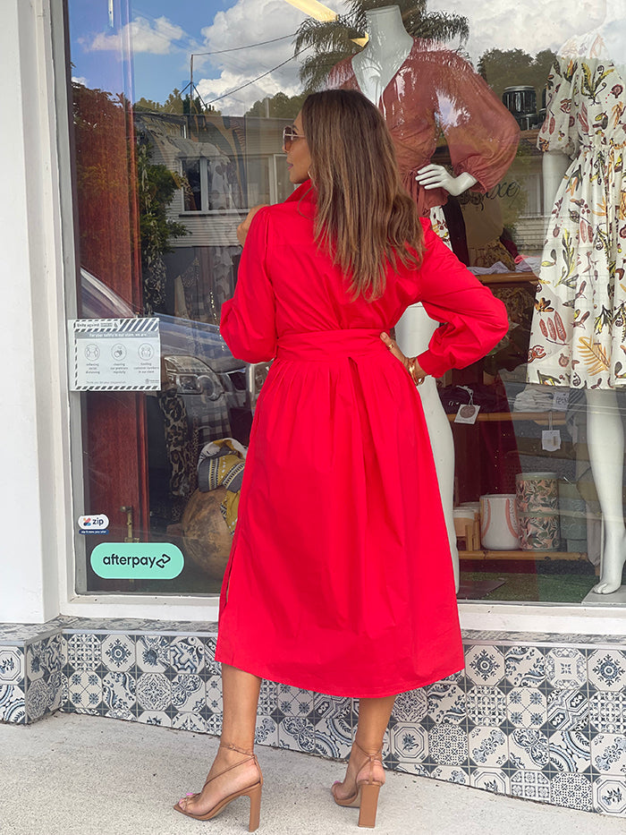 Primrose Dress - Red