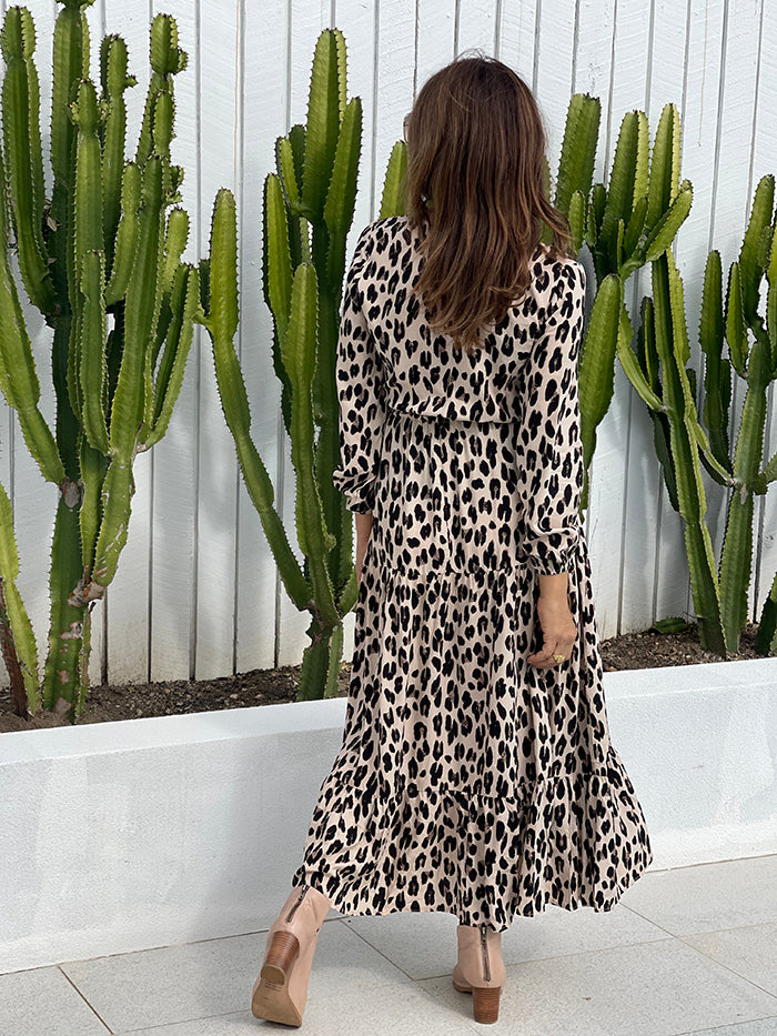 Nisha Leopard Maxi Dress
