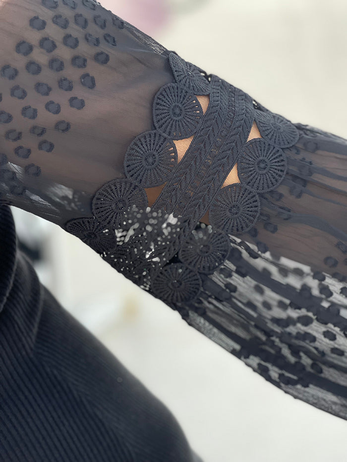 Black Midnight Knit Dress