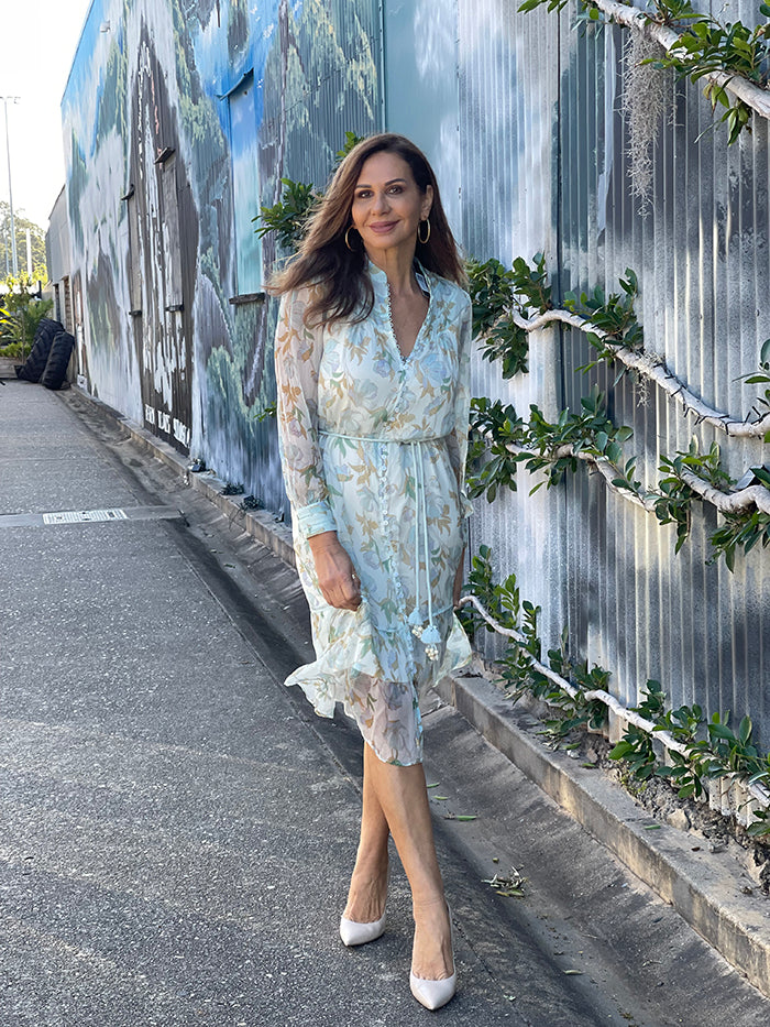 Charlene Silk Dress
