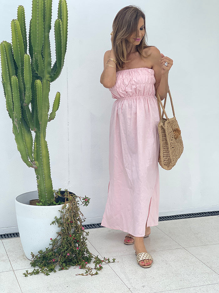 Isabella Dress - Pale Pink