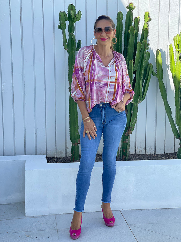 Mid Blue Skinny Jeans