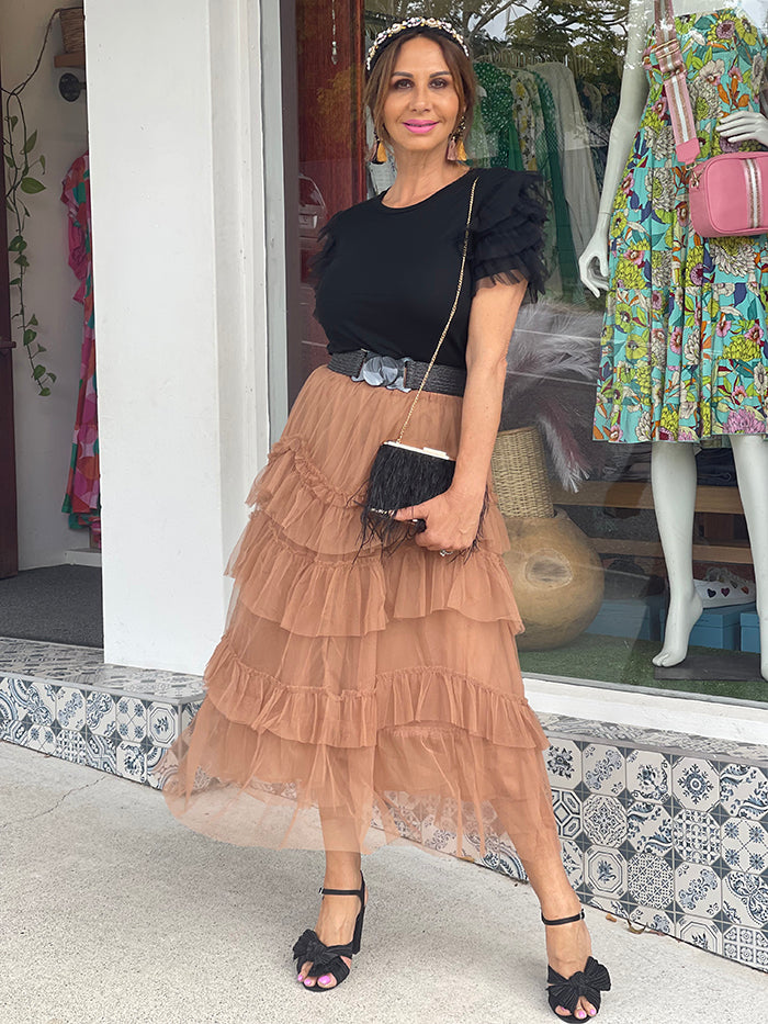 Brahminy Tulle Skirt