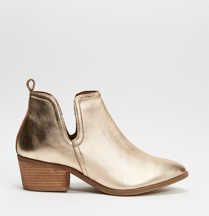 Jungle Ankle Boot - Washed Gold