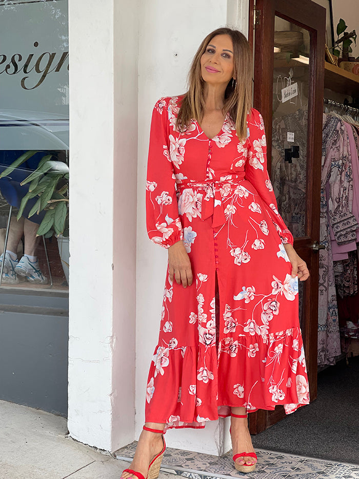 Priscilla Print Pippie Dress