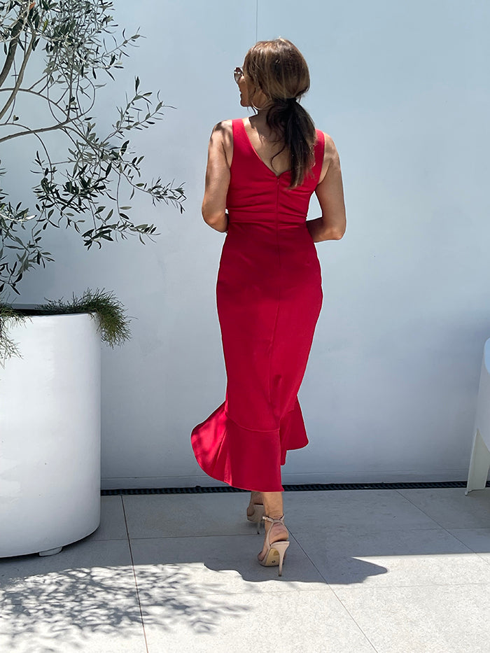 Rosellia Dress - Red