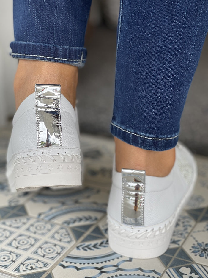 Heartbreaker Sneakers - Silver