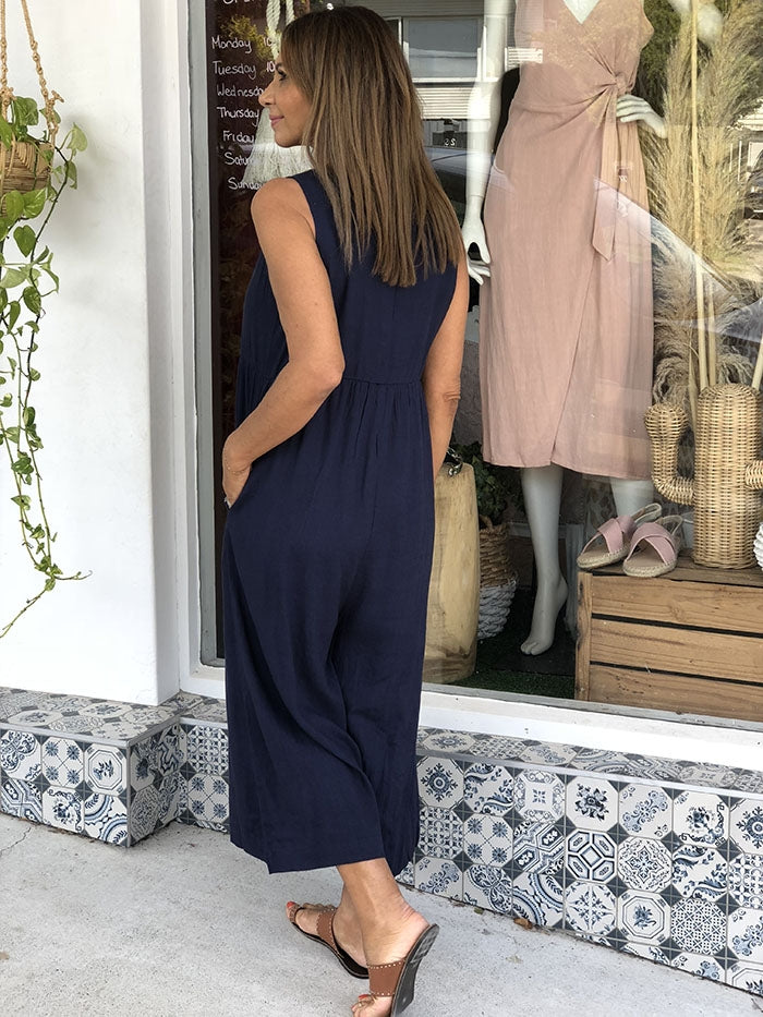 Newton Jumpsuit - Navy