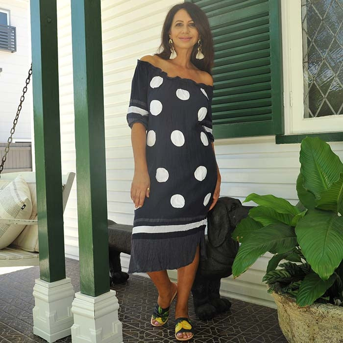 Blue Spot Dress