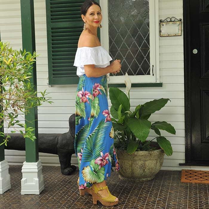 Maya Maxi Skirt - Tropical
