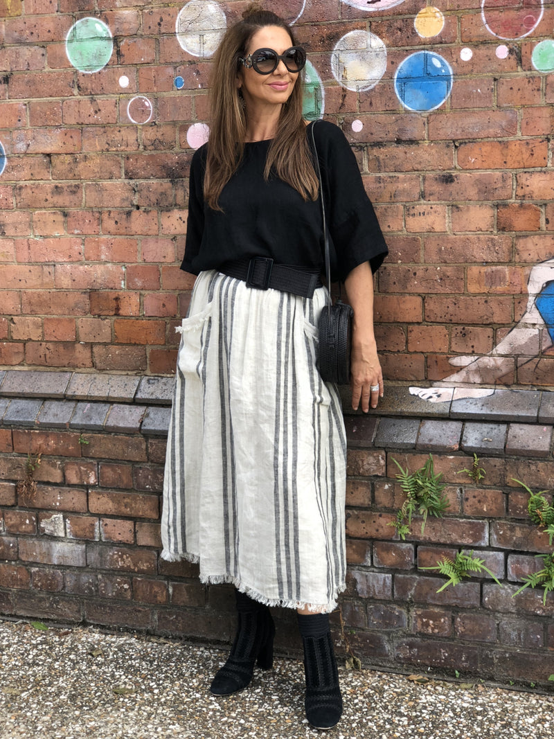Mimi Skirt - Stripe