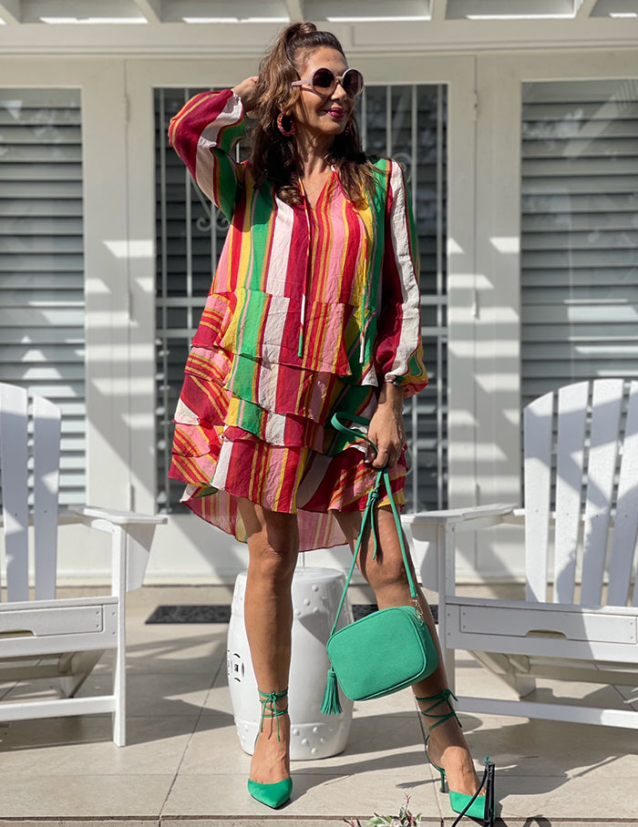 Nadia Stripe Dress