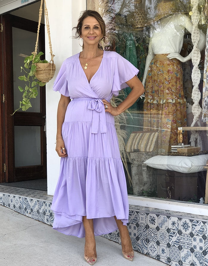 Khaleesi Maxi Dress - Lilac