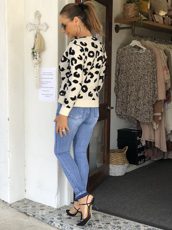 Panda Zip Knit